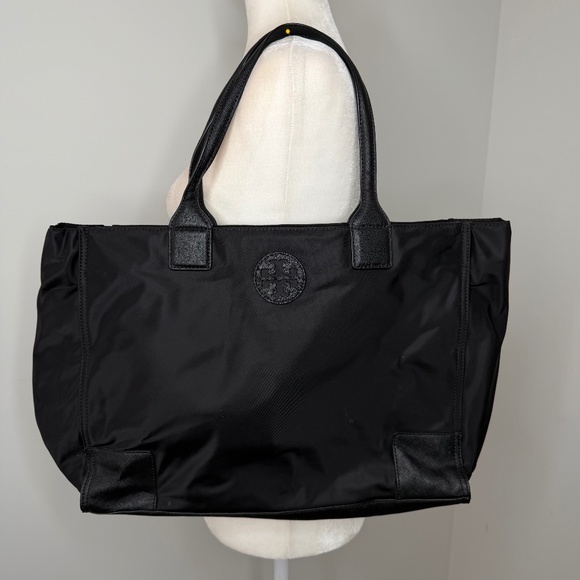 Tory Burch Handbags - Tory Burch Nylon Tote Black Bag Purse
